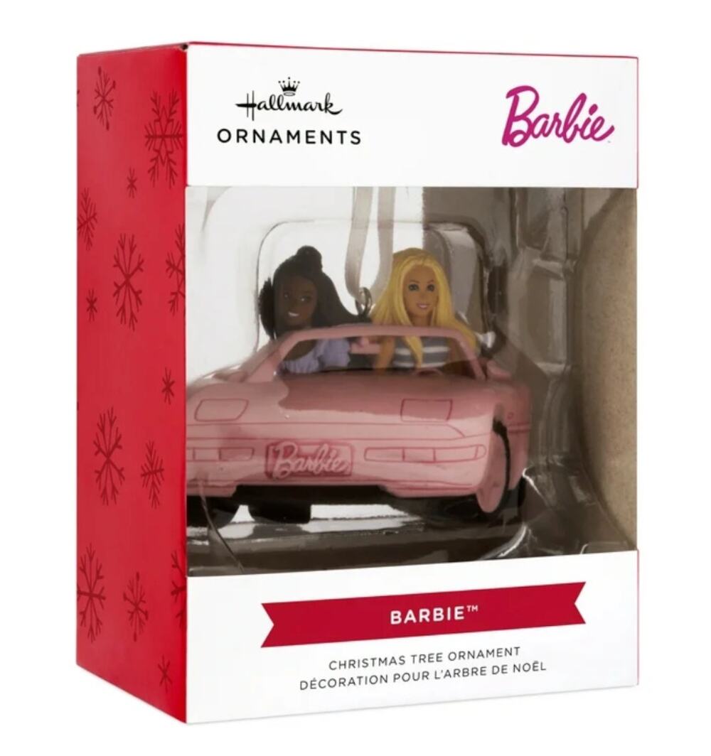 Hallmark Barbie in Car Ornament